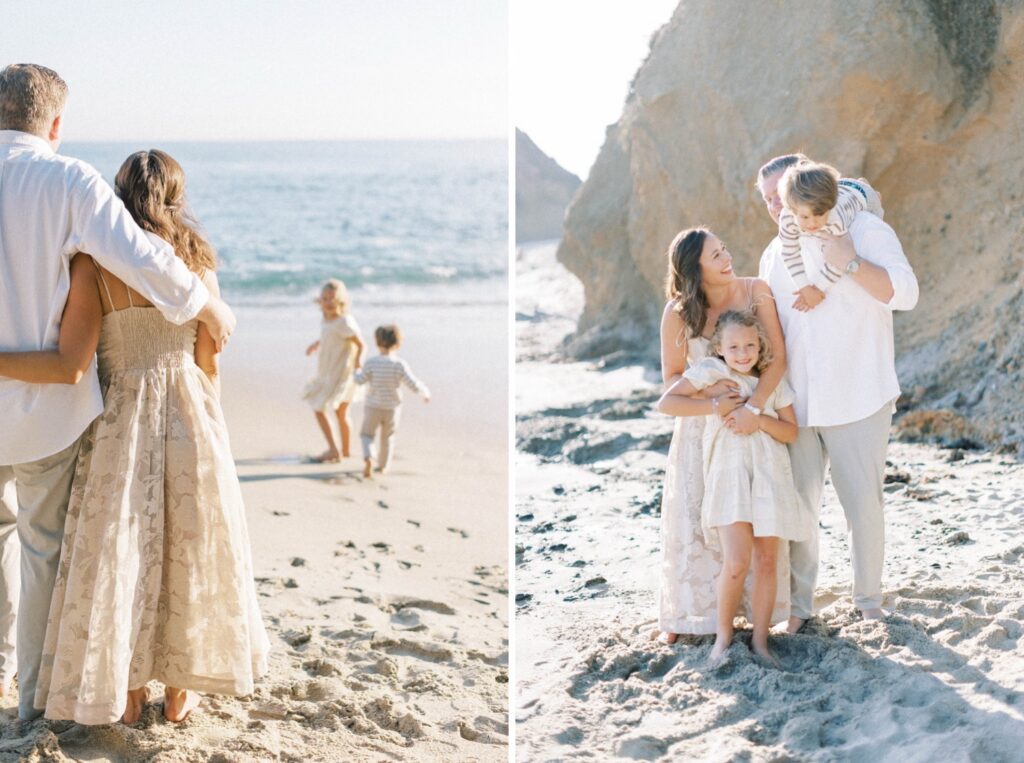 What to Wear for Family Photos (Family of 4 Outfit Ideas + Style Guide), family of four outfit ideas for outdoor photos, coordinated family photo outfits in neutral tones, what to wear for family photos with soft color palette, casual family outfits with denim and neutrals, fall family photo outfits with warm colors and layers, summer family photo outfits with light fabrics, cozy winter family outfits with textures, neutral outfit ideas for family photoshoot, family of four photoshoot outfit