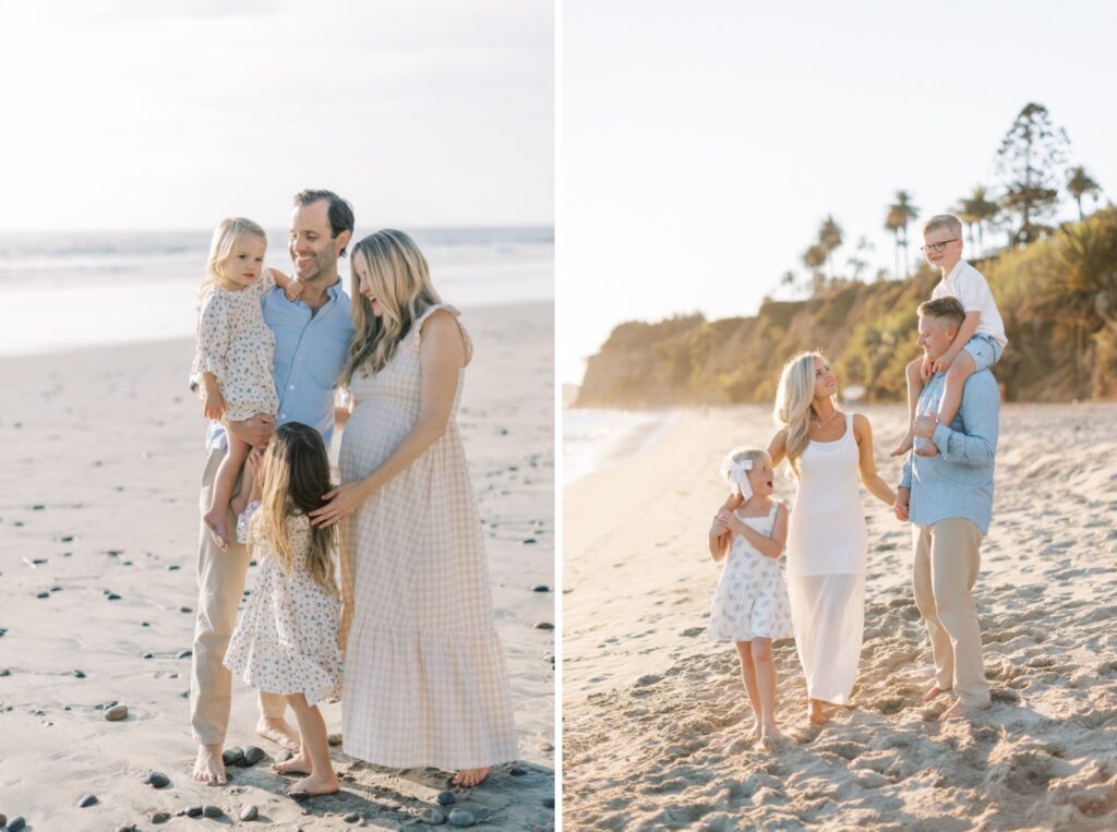 What to Wear for Family Photos (Family of 4 Outfit Ideas + Style Guide), family of four outfit ideas for outdoor photos, coordinated family photo outfits in neutral tones, what to wear for family photos with soft color palette, casual family outfits with denim and neutrals, fall family photo outfits with warm colors and layers, summer family photo outfits with light fabrics, cozy winter family outfits with textures, neutral outfit ideas for family photoshoot, family of four photoshoot outfit