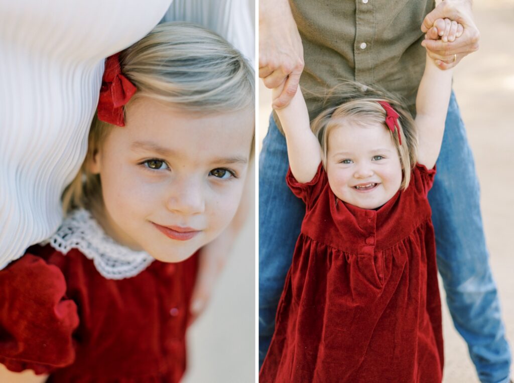 Family of four smiling together during fall family photos in Orange County, holiday photos of kids together with christmas tree Thousand Oaks, candid shots of family fall photos, Moorpark fall family photos at the beach, fall candid mini sessions ventura county, Los Angeles children with santa photos, fall beach photos of family together in Los Angeles, Orange County candid family of four photos, gingerbread making holiday photos in Thousand Oaks, holiday mini session photos in Los Angeles
